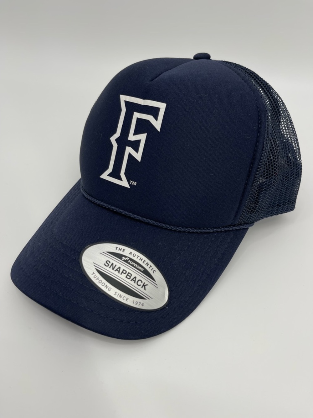 NEW Cal State Fullerton Titans Foam Trucker Mesh Snapback Hat NAVY